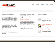Tablet Screenshot of dtpzaken.nl